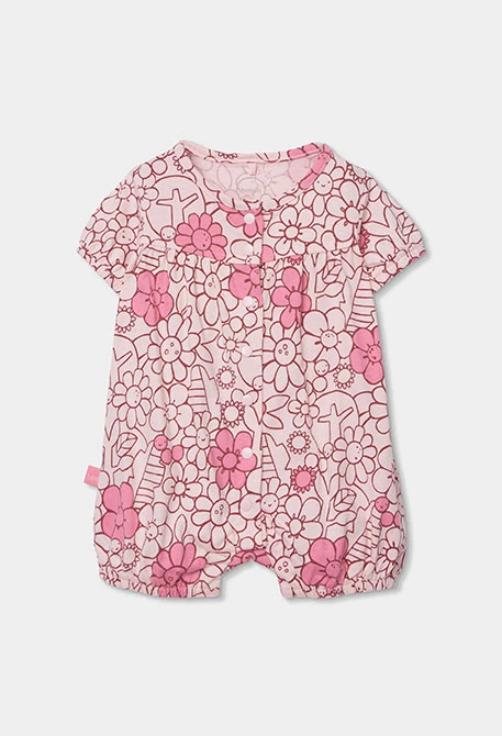 Pijama nadó estampat flors cotó