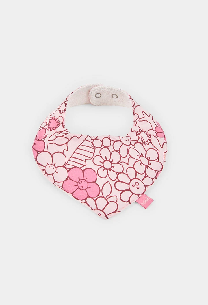Pack 2 baberos bebé de algodón estampado