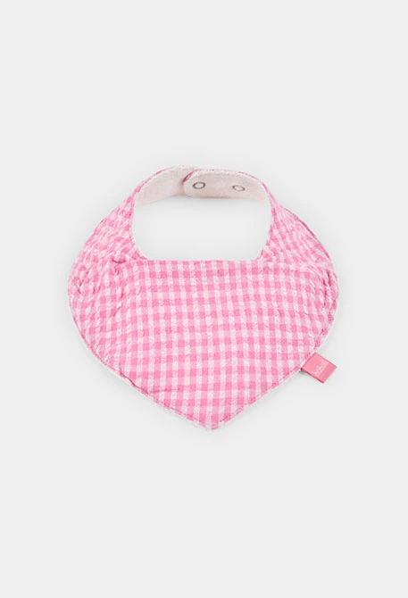 Pack de 2 bavoirs bébé en coton imprimé