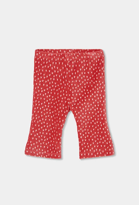 Ensemble maille bébé fille blanc imprimé forêt