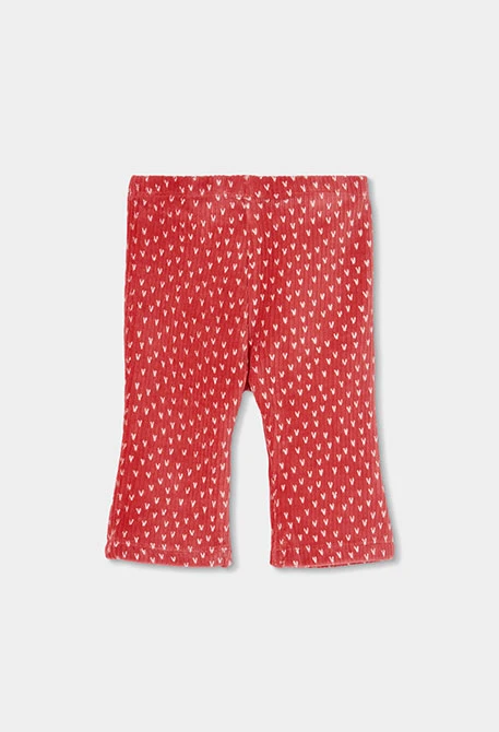 Ensemble maille bébé fille blanc imprimé forêt
