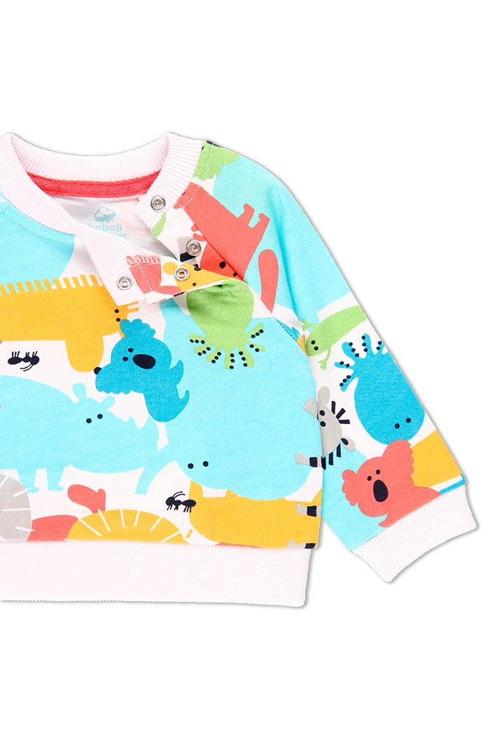Sweat "animaux" pour bébé - organique