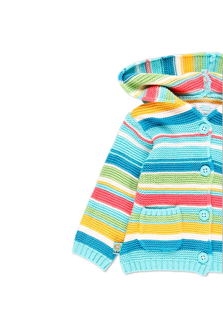 Gilet à rayures pour bébé
