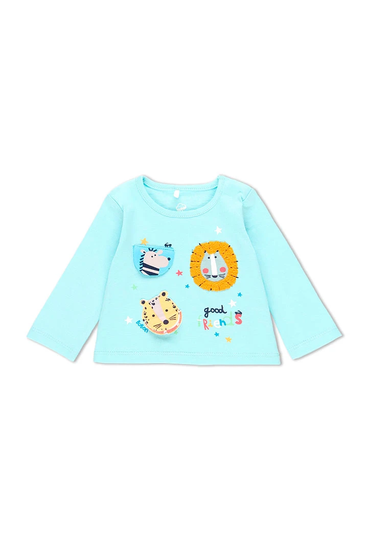 T-Shirt tricot "animaux" pour bébé garçon