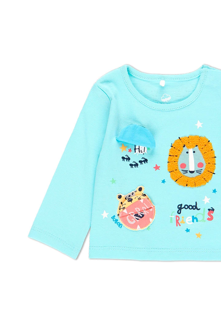 T-Shirt tricot "animaux" pour bébé garçon