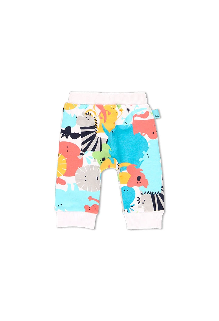Pantalon "animaux" pour bébé - organique