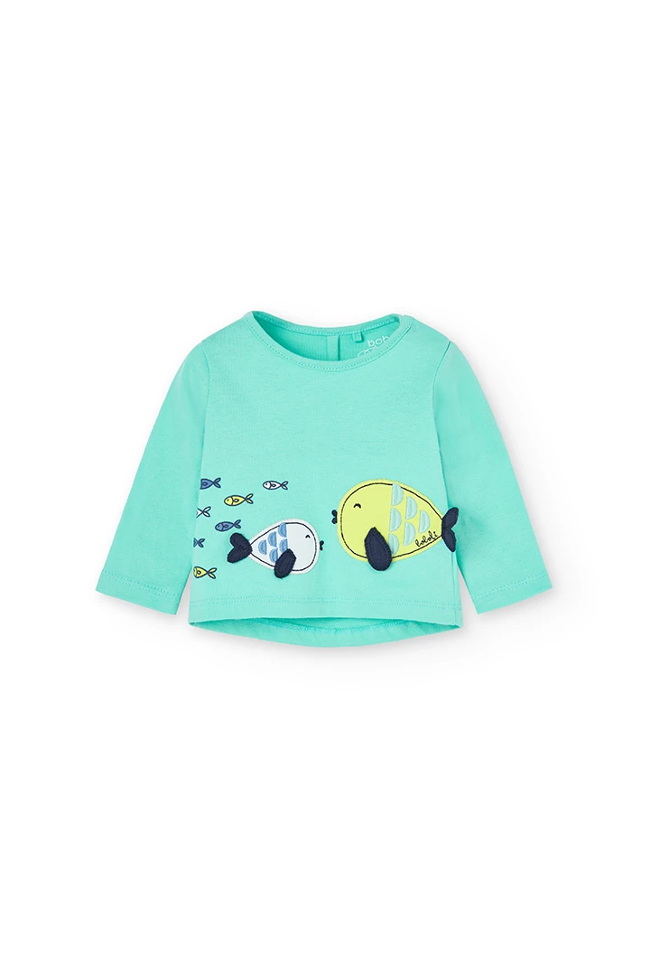 Pack en tricot bi matiere pour bébé fille