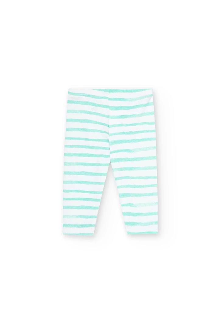 Pack en tricot bi matiere pour bébé fille