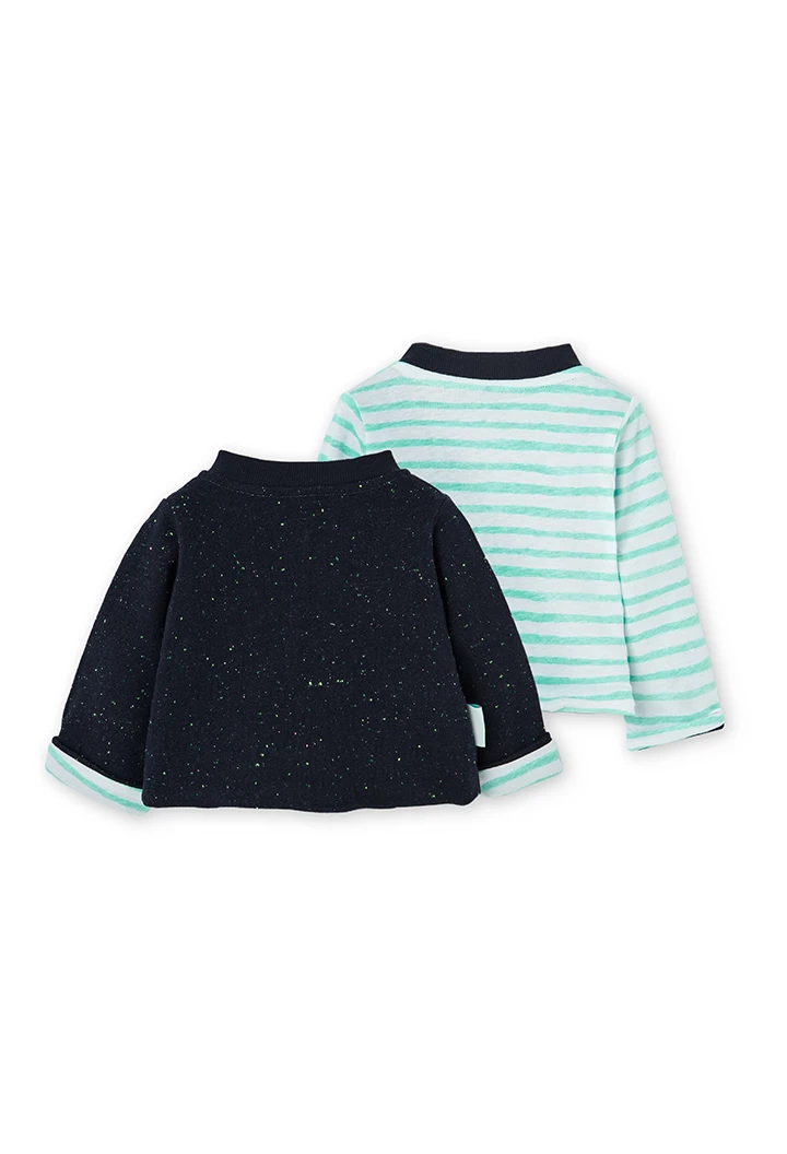 Veste en molleton reversible pour bébé