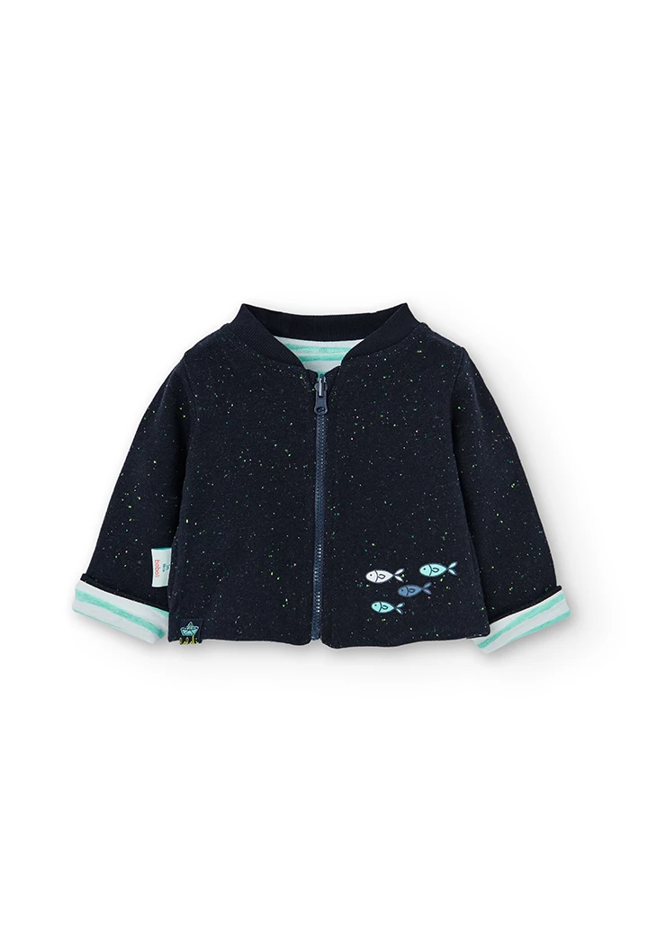 Veste en molleton reversible pour bébé