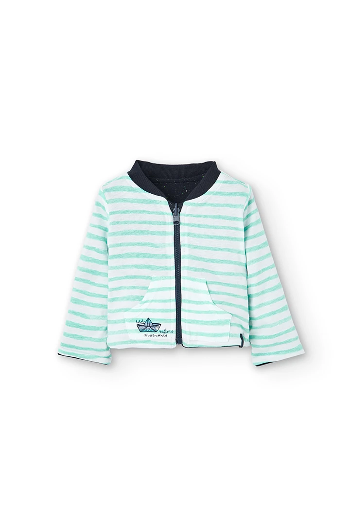 Veste en molleton reversible pour bébé