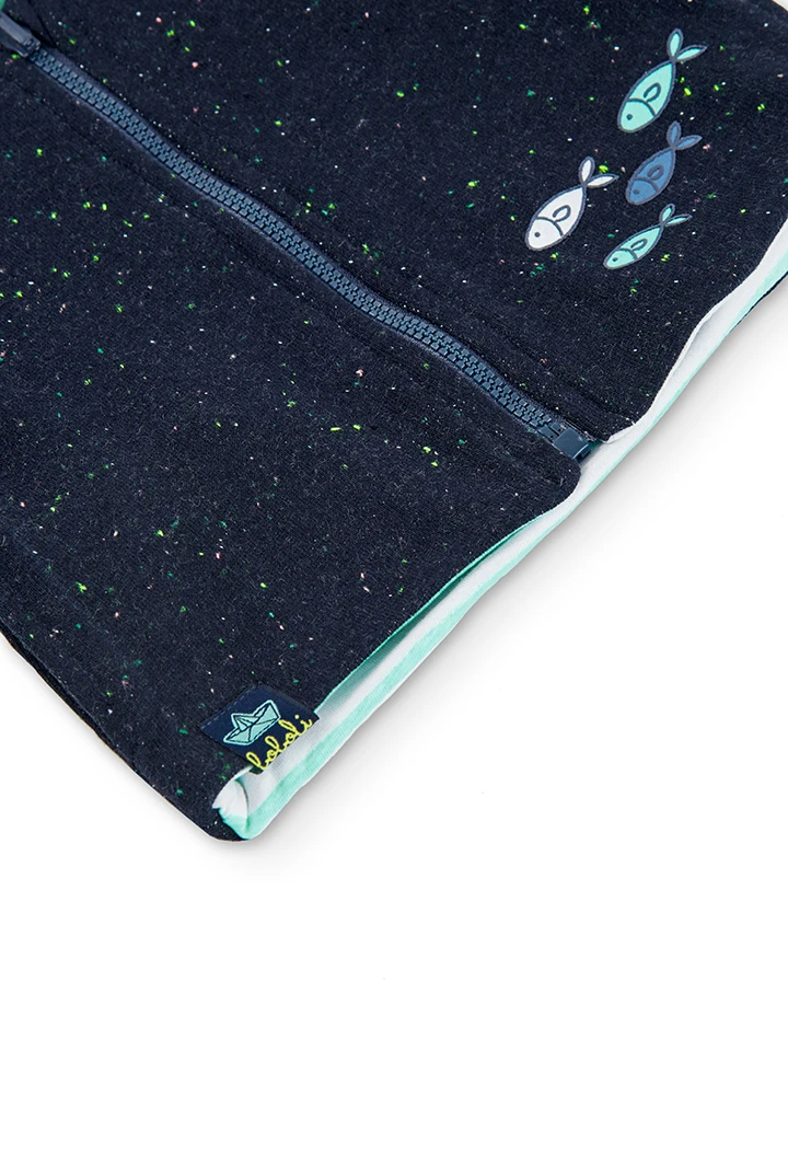 Veste en molleton reversible pour bébé