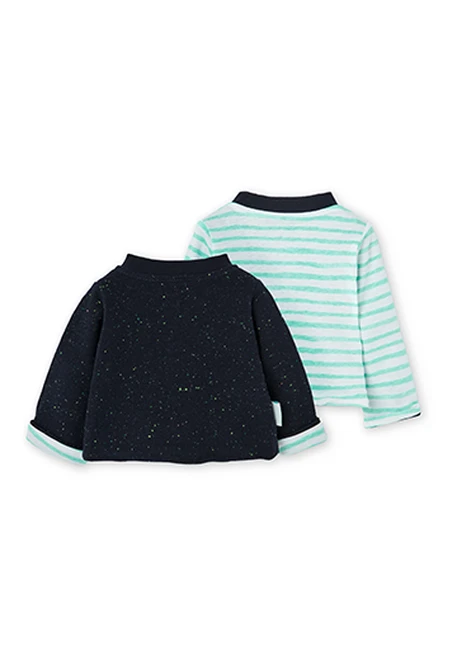Veste en molleton reversible pour bébé