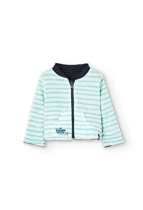 Veste en molleton reversible pour bébé