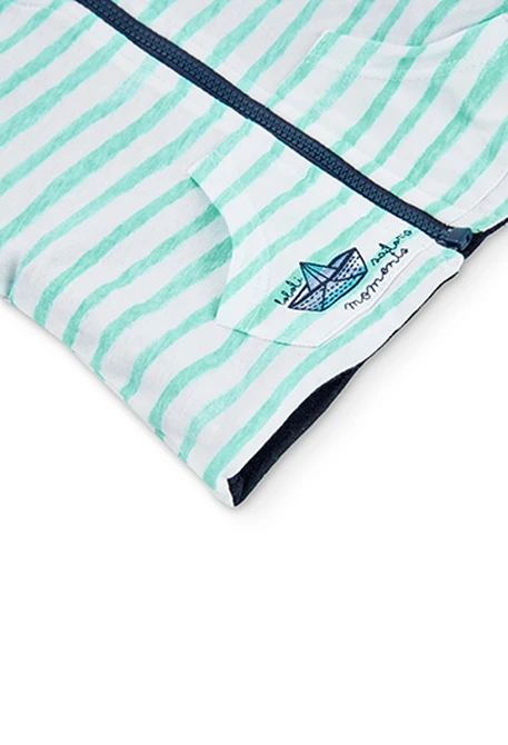 Veste en molleton reversible pour bébé