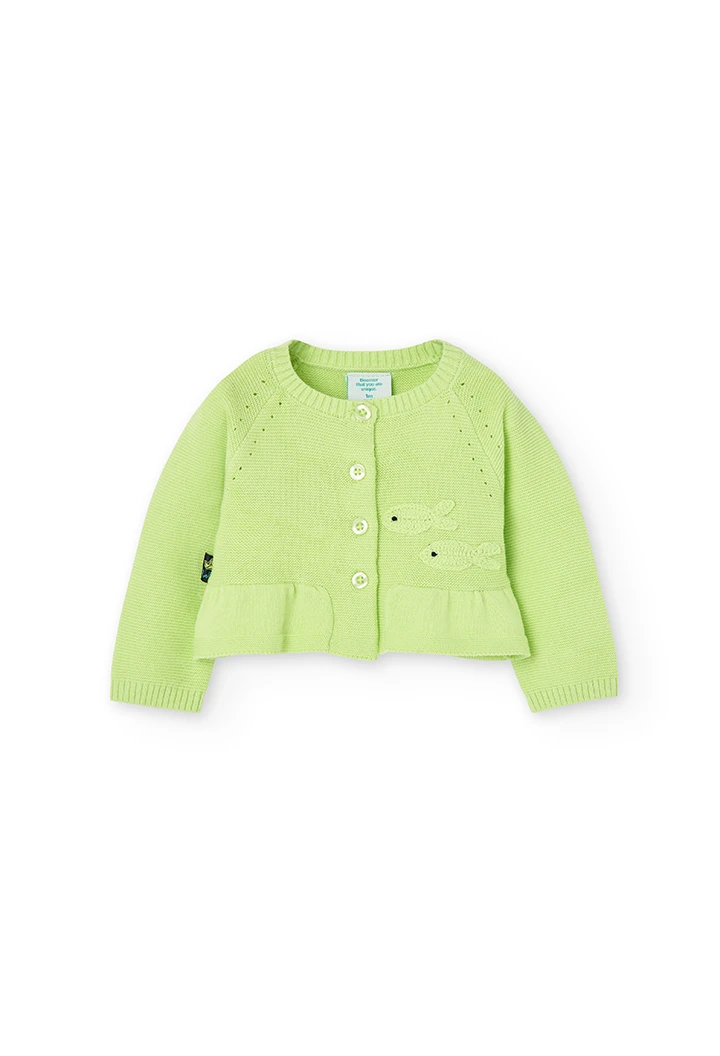 Gilet pour bébé fille