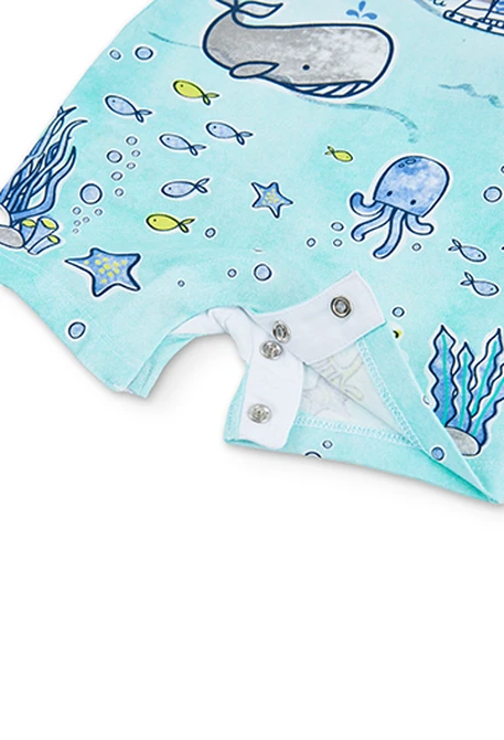 Grenouillère en tricot pour bébé