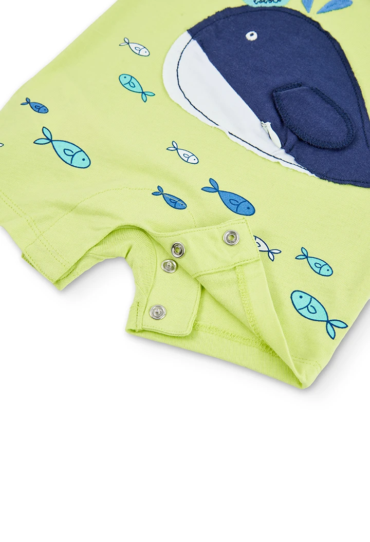 Grenouillère en tricot pour bébé -BCI