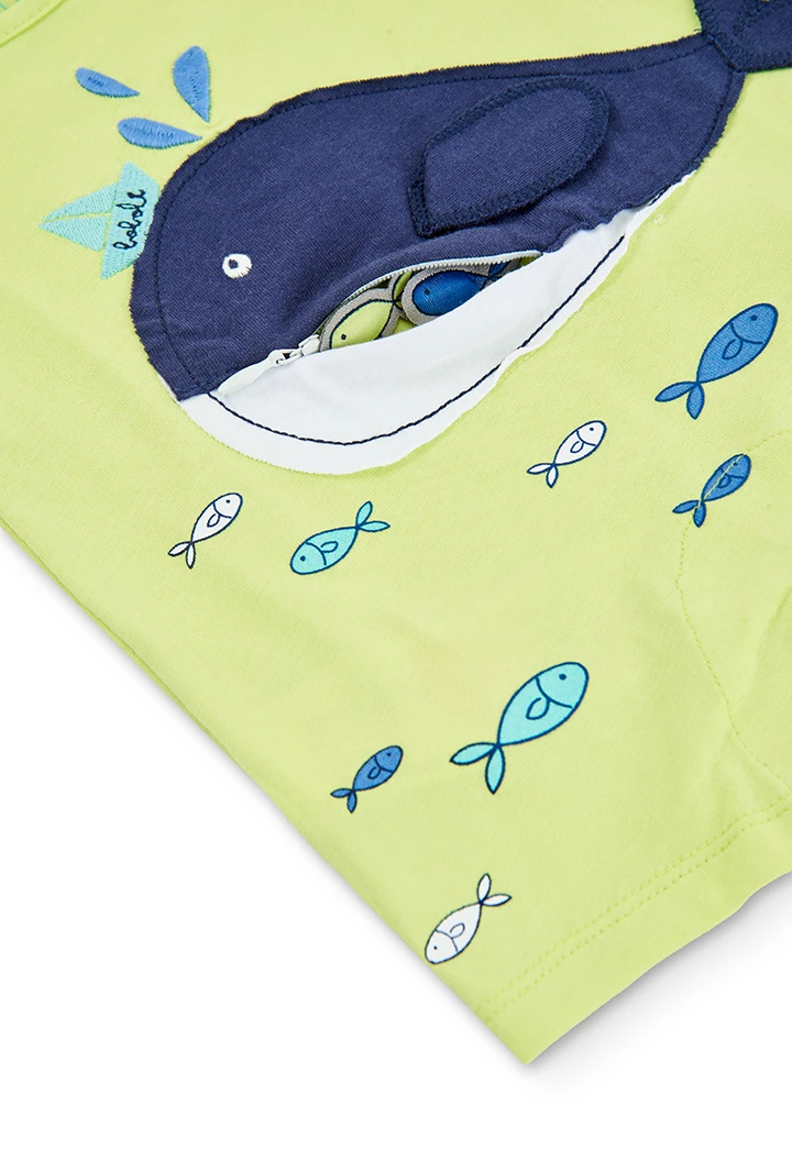 Grenouillère en tricot pour bébé -BCI