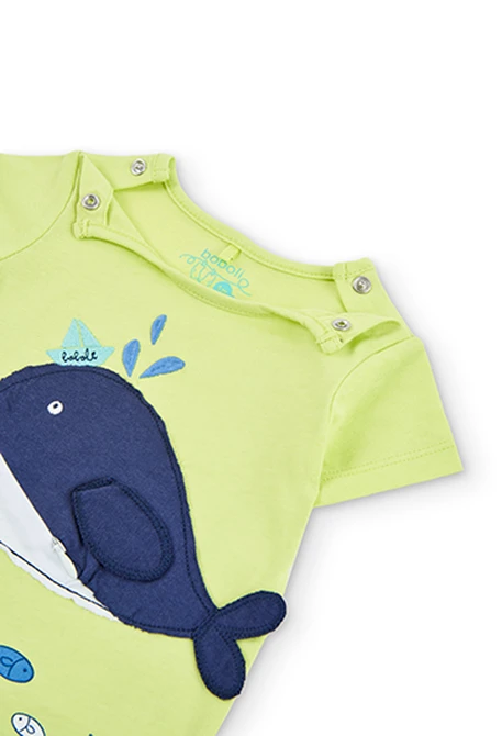 Grenouillère en tricot pour bébé -BCI