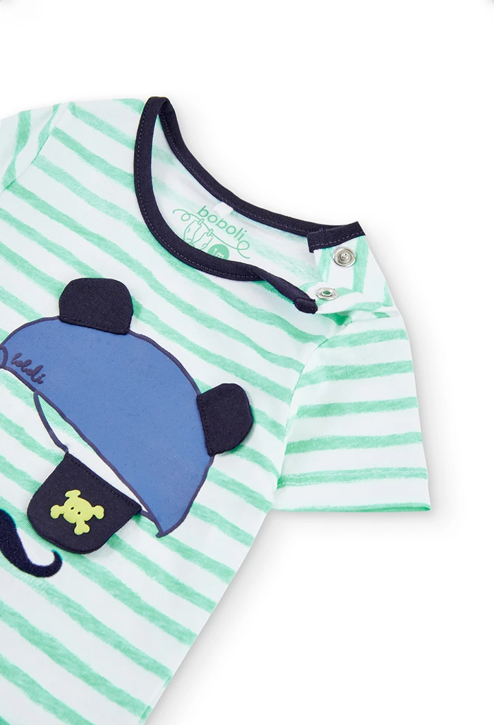 Pack en tricot "pirate" pour bébé garçon