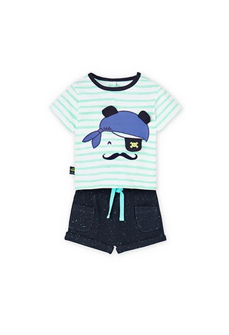Pack en tricot "pirate" pour bébé garçon