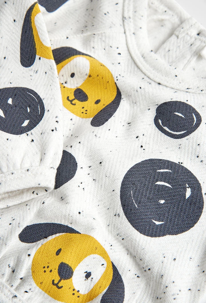 Pack en tricot bi matiere pour bébé -BCI