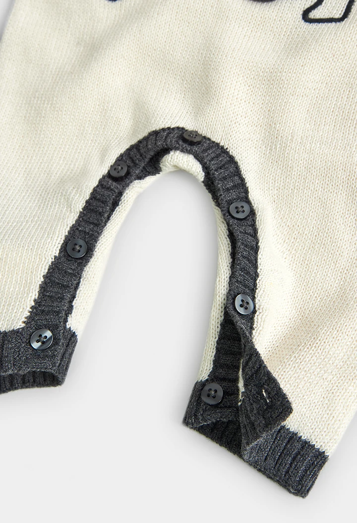 Grenouillère en tricot pour bébé -BCI