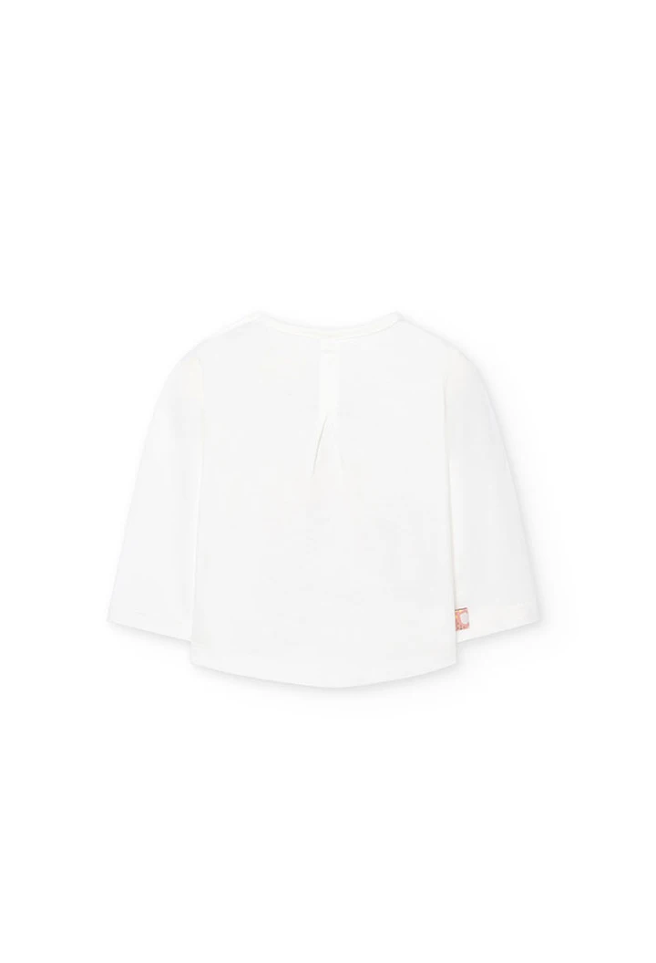 Pack tricoté pour bébé fille en blanc