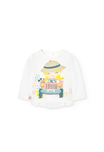 Pack tricoté pour bébé fille en blanc