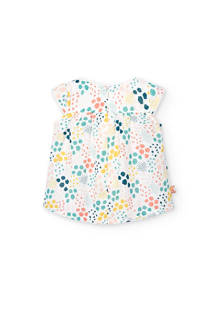 Robe fantaisie en tissu imprimé pour bébé