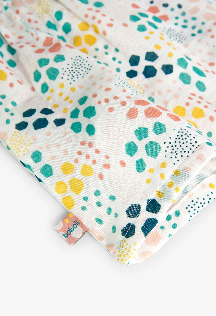 Robe fantaisie en tissu imprimé pour bébé