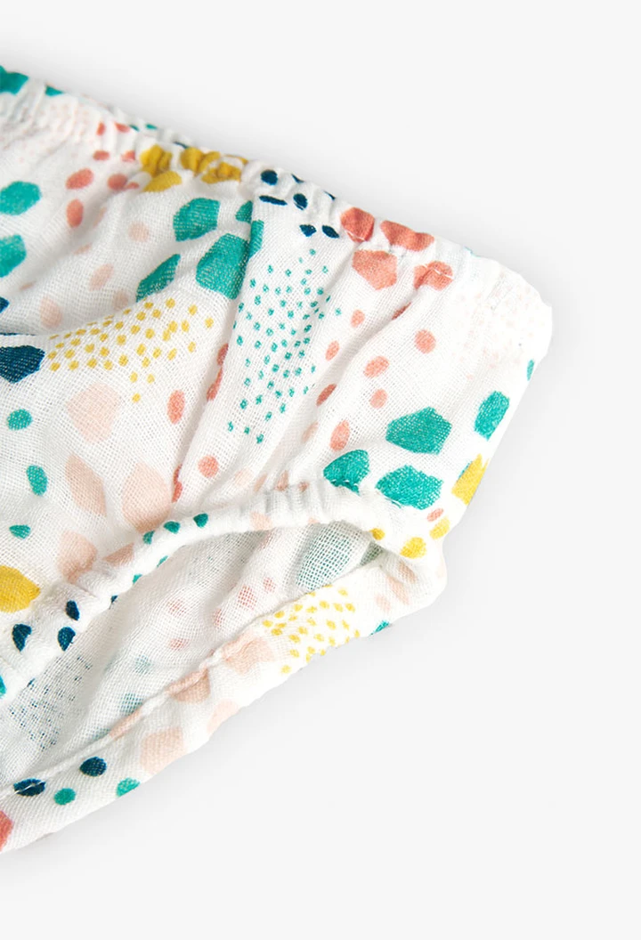 Robe fantaisie en tissu imprimé pour bébé