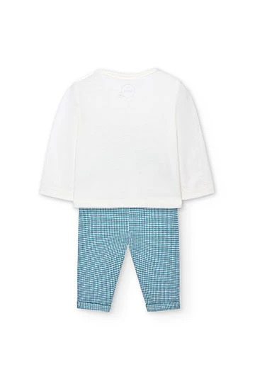 Baby boy knit pack in white