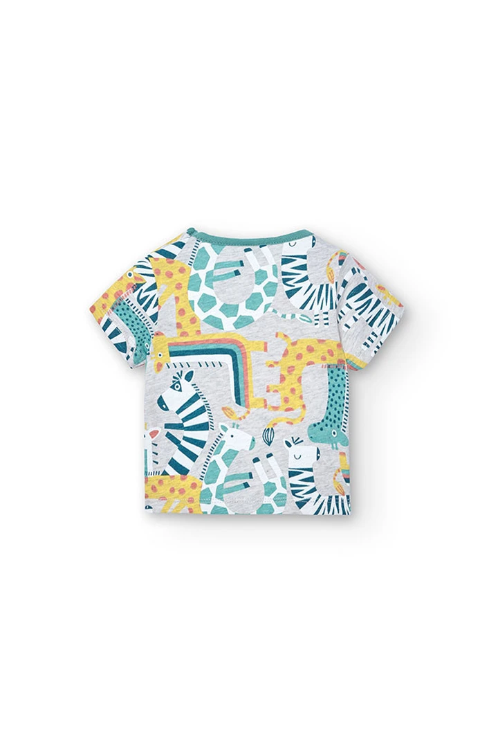 Pack bébé imprimé en maille combinée