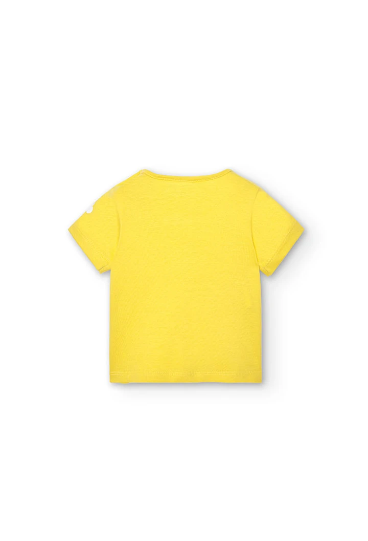Pack tricoté pour bébé garçon en jaune