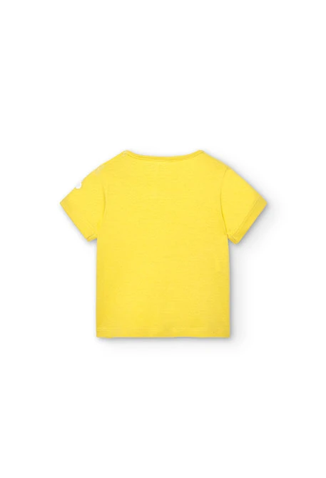 Pack tricoté pour bébé garçon en jaune