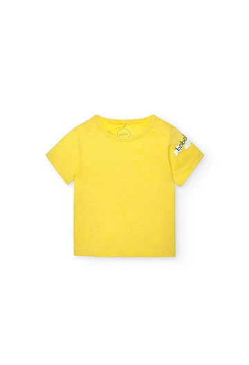 Pack tricoté pour bébé garçon en jaune