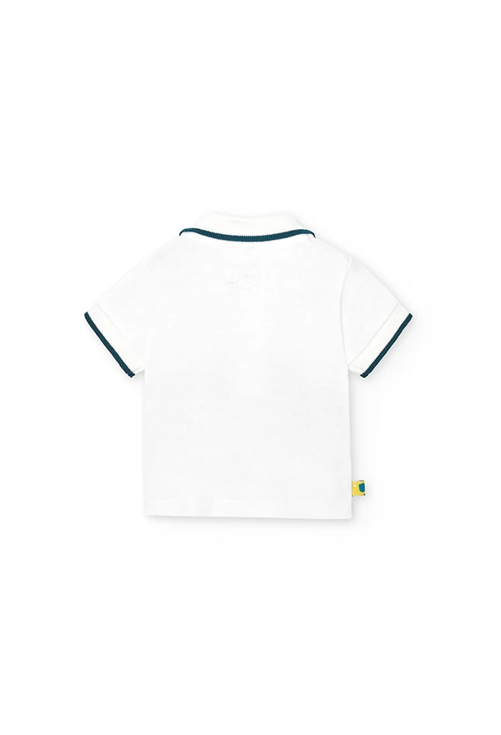 Pack tricoté de bébé garçon en blanc