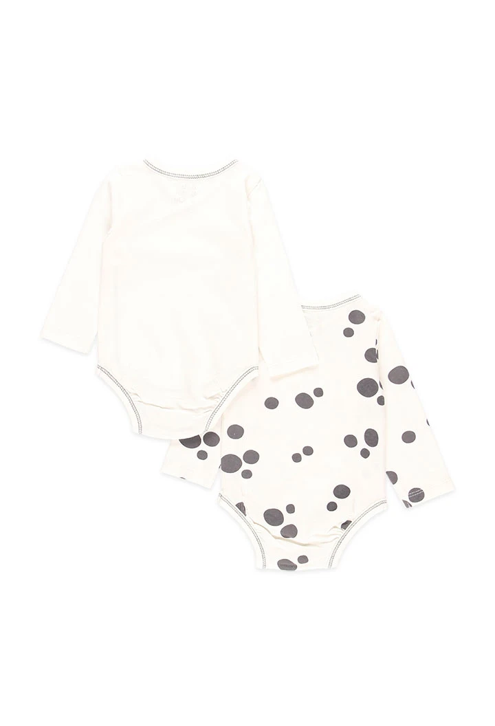 Pack de 2 bodys pour bébé - organique