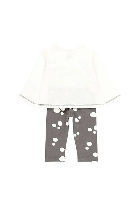 Pack en tricot pour bébé fille - organique