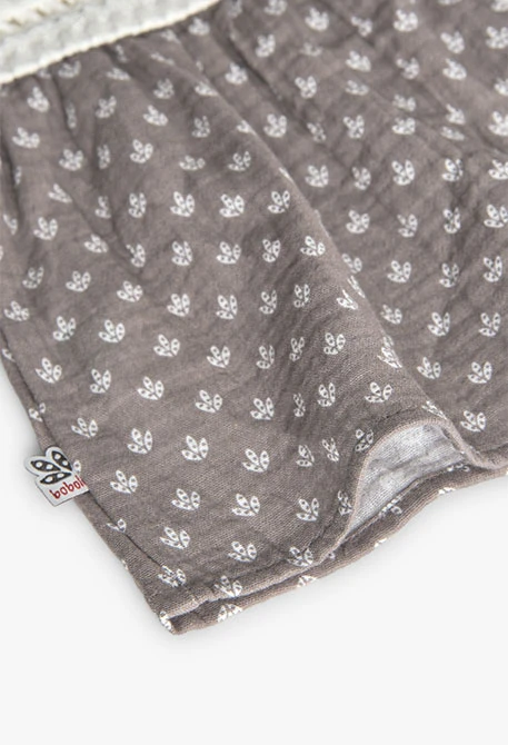Robe en tricot pour bébé fille de couleur blanche