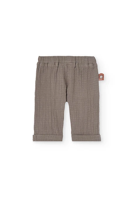 Ensemble en tricot pour bébé garçon de couleur blanche