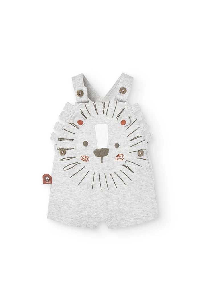Set di maglietta a maglia per neonato in colore marrone.