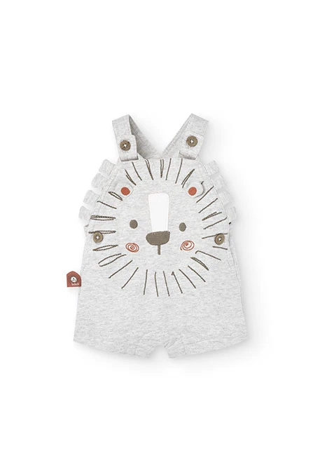 Set di maglietta a maglia per neonato in colore marrone.
