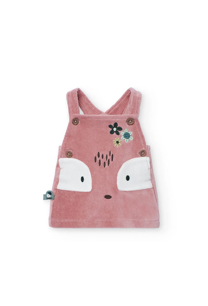 Ensemble bébé rose fleurs