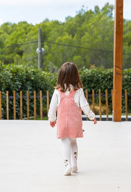 Ensemble bébé rose fleurs