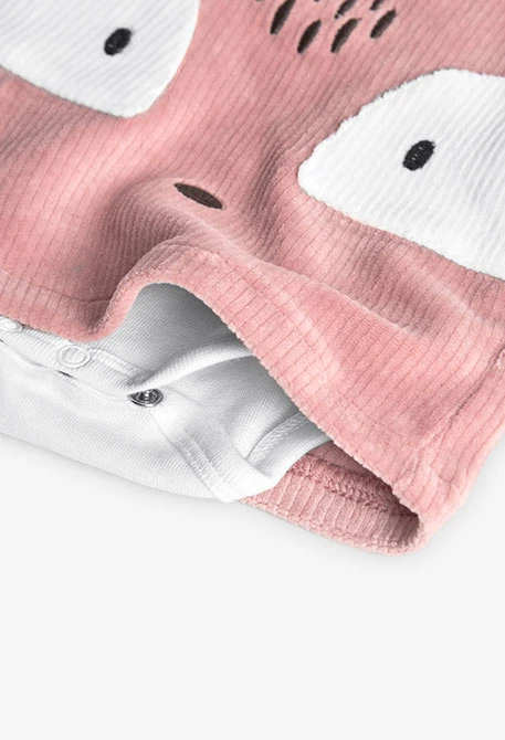 Baby outfit pink flowers