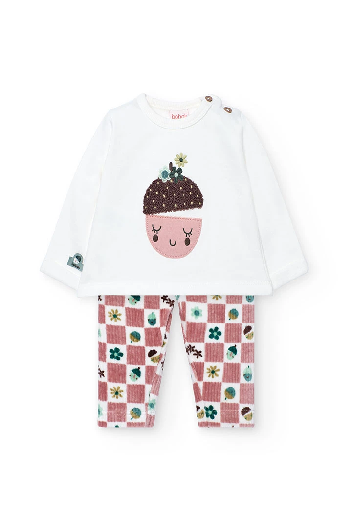 Weißes Set für Baby