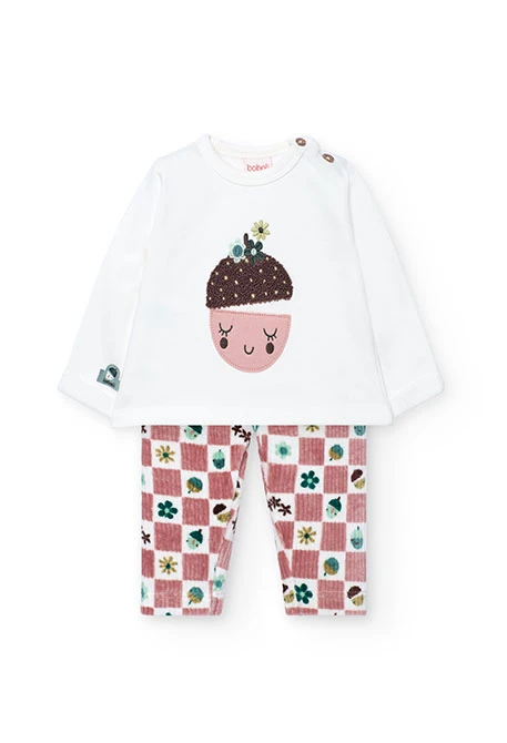 Weißes Set für Baby